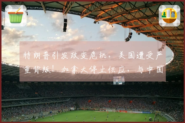 特朗普引发政变危机，美国遭受严重背叛！加拿大停止供应，与中国重启合作！